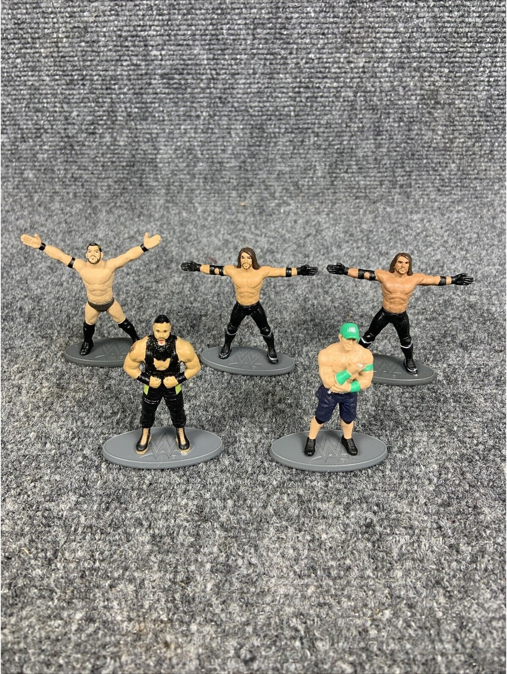 Lot of 5 WWE 2019 2020 Micro Collection Mattel Collectible 3" Wrestling Figures
